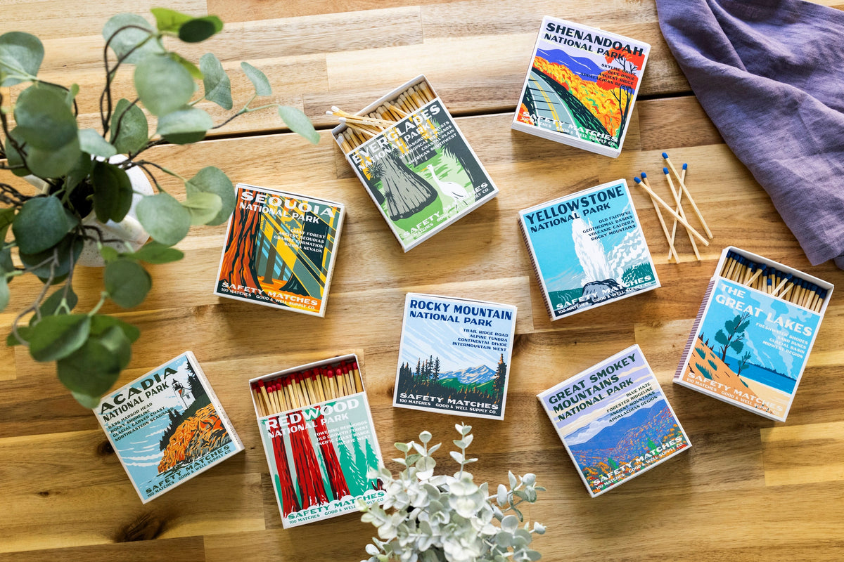 National Park Cabin Matches