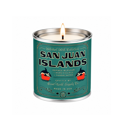 San Juan Islands National Park Candle