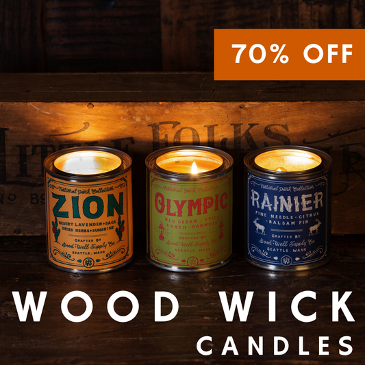 Choose Your Dented or Discontinued Candle - Wood Wick