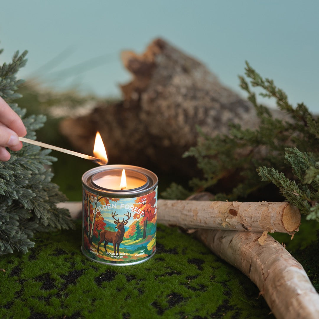 Golden Forest Soy Candle