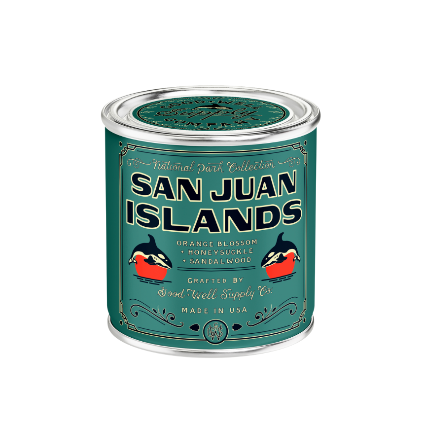 San Juan Islands National Park Candle