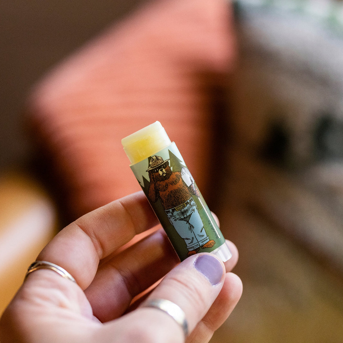Peppermint Smokey Bear Lip Balm